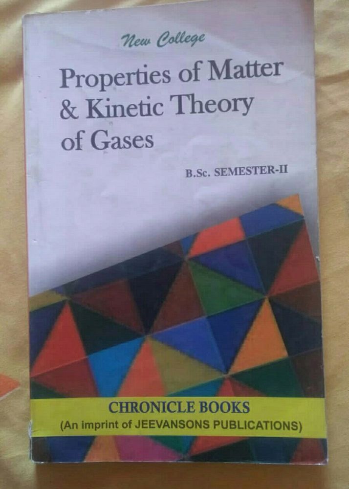 Textbooks | Properties Of Matter And Kinetic Theory Of Gases B.sc 1st ...