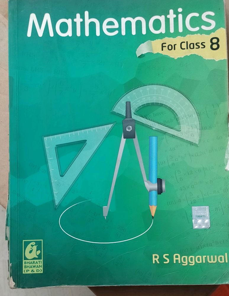 Textbooks | Rs Aggarwal For Class 8 Mathematics CBSE | Freeup