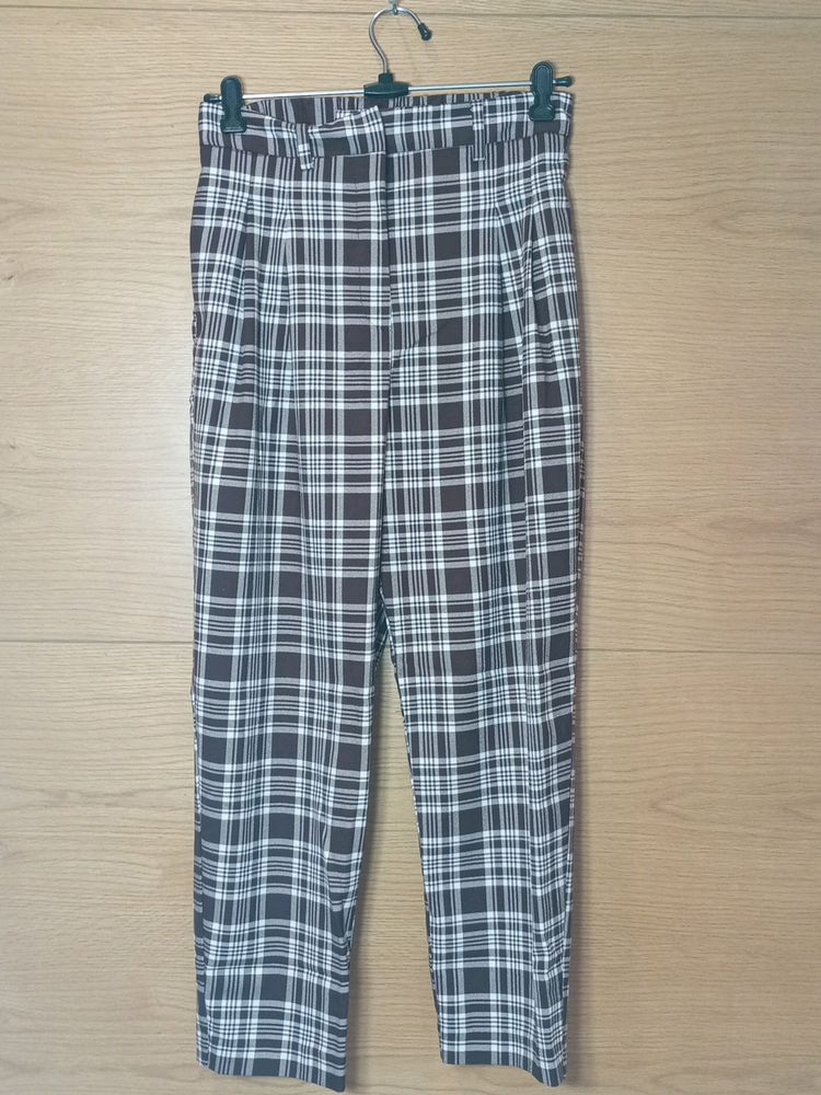 Jeans & Trousers | Modern Checkered Workwear Pants | Freeup