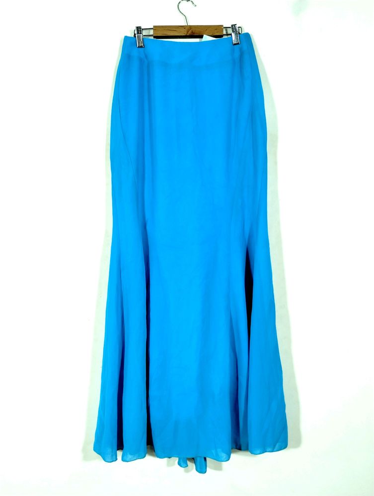 Shorts & Skirts | Blue Plain Long Skirt (Women) | Freeup